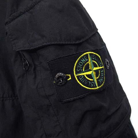 【中古】ストーンアイランド STONE ISLAND ナイロン フーデッド ブルゾン ジャケット 761540632 ブラック 黒 S メンズ_5