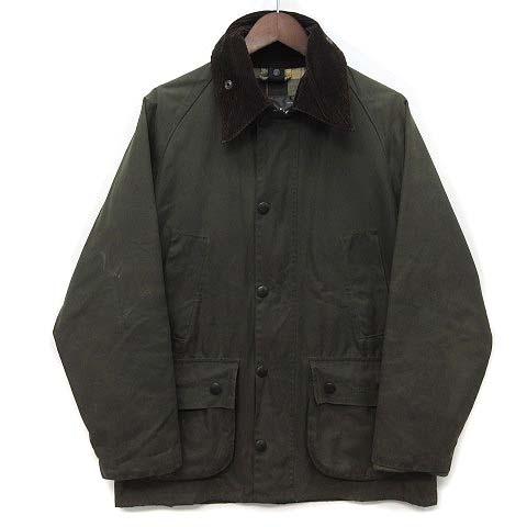 【中古】バブアー Barbour ビデイル BEDALE スリーワラント ワックス オイルド ジャケット 34 セージ 1102049 英国製 メンズ