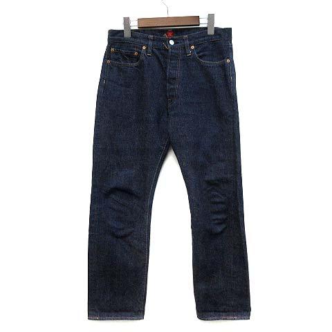 【中古】リゾルト RESOLUTE 710 セルビッチ デニム パンツ ジーンズ インディゴ 32 日本製 メンズ
