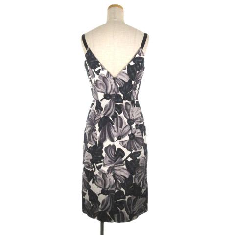 中古 ミリー Milly ワンピース ドレス プルオーバー タイト ボタニカル リボン 2 ブラック グレー レディースの通販はau Pay マーケット ブランド古着のベクトル