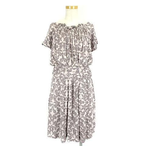 中古 シーバイクロエ See By Chloe ワンピース 半袖 総柄 グレー 0521e レディースの通販はau Pay マーケット ブランド古着のベクトル