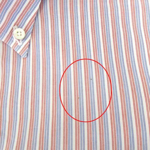 中古 アクアスキュータム Aquascutum 細ストライプ シャツ 半袖 ボタンダウン S レッド ブルー 0728o メンズの通販はau Pay マーケット ブランド古着のベクトル