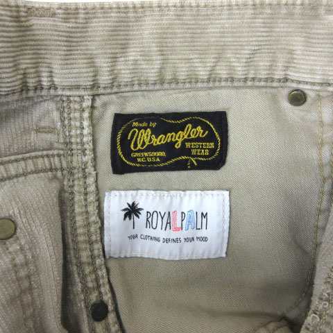 中古】ラングラー WRANGLER ROYAL PALM コーデュロイ パンツ ロング ...