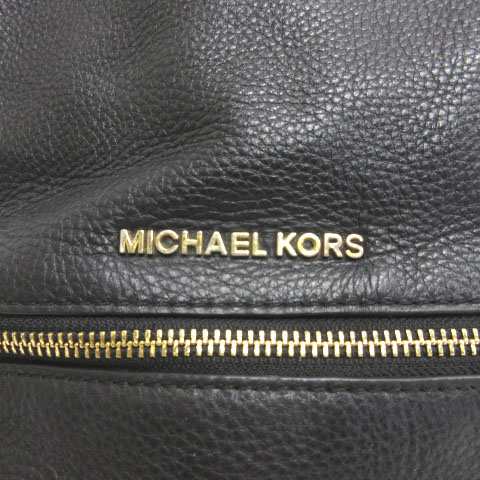 【中古】マイケルコース MICHAEL KORS レザーリュックサック ミニリュック バックパック ロゴ ブラック ■SM0｜au PAY マーケット