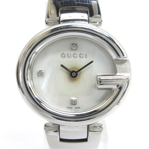 中古】グッチ GUCCI Gバルーン バングルウォッチ 腕時計 クォーツ 134