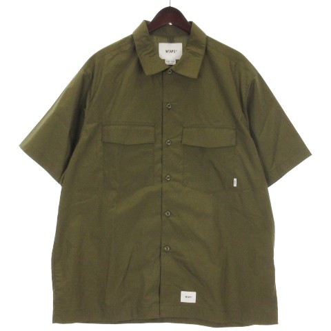 中古】ダブルタップス WTAPS 23SS BROADCLOTH ブロードクロス シャツ ...