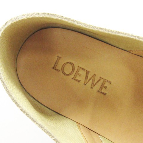 中古】未使用品 ロエベ LOEWE 21SS グログランバンドスリッパ シューズ