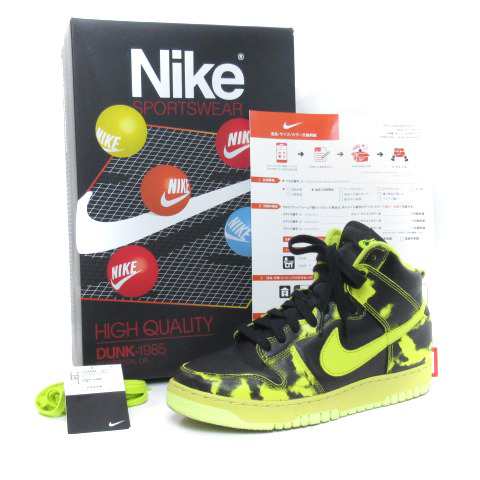 中古】ナイキ NIKE Dunk High 1985 SP Yellow Acid Wash ダンクハイ