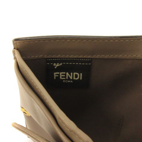 中古】フェンディ FENDI エフ イズ フェンディ 二つ折り財布