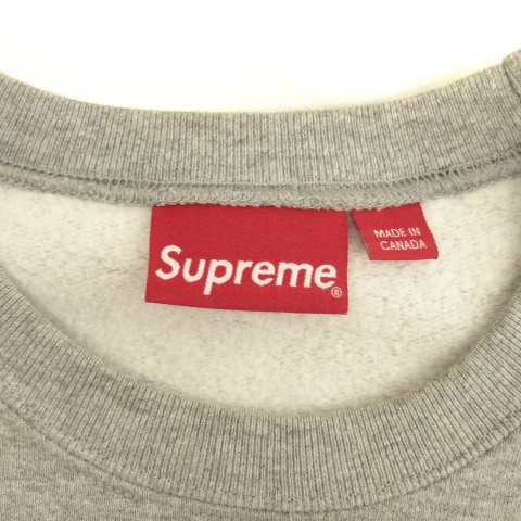 Supreme 21SS Stacked Crewneck S トレーナー 紫-