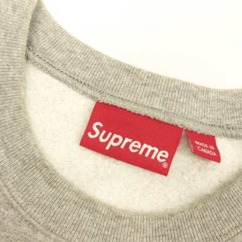 中古】シュプリーム SUPREME 21SS Stacked Crewneck スウェット