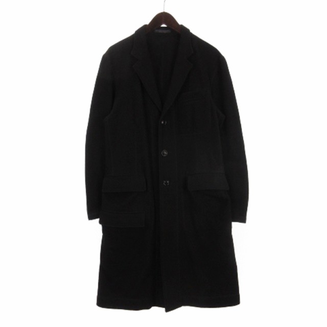 【中古】ヨウジヤマモト レギュレーション 16AW ドクター ジャケット チェスター コート ロング ブラック 2 ■SM3の通販は