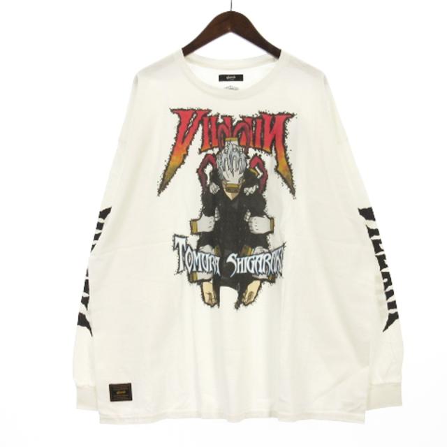 【中古】未使用品 グラム × ヒロアカ タグ付き トムラシガラキ Tシャツ 長袖 プリント コットン GB0422/HA08 XLの通販は