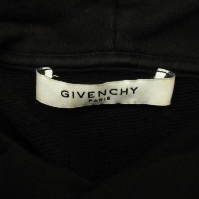 中古】ジバンシィ GIVENCHY コントラスト ロゴ スウェット パーカー