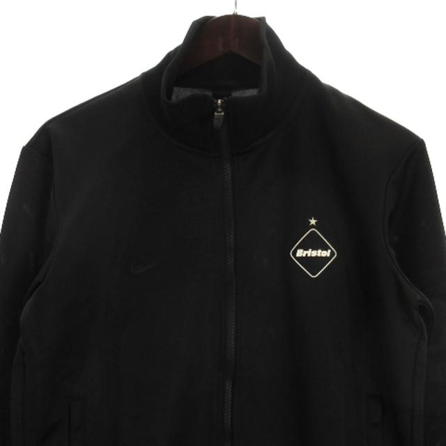 【中古】未使用品 ナイキ NIKE × F.C.Real Bristol FCRB タグ付き トラックジャケット ブラック S メンズ