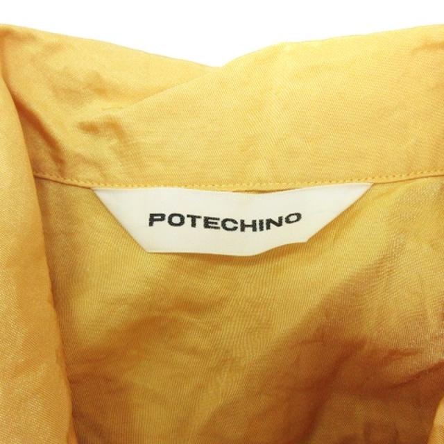 中古】ポテチーノ POTECHINO ナイロン コート 花モチーフ 中古】ポテチーノ POTECHINO ナイロン コート 花モチーフ