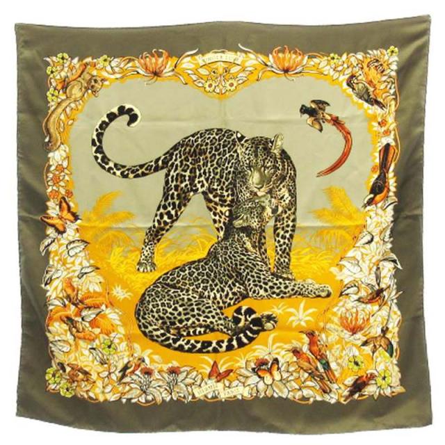 中古】エルメス HERMES Jungle Love ジャングルラブ カレ 90 中古】エルメス HERMES Jungle Love ジャングルラブ カレ 90