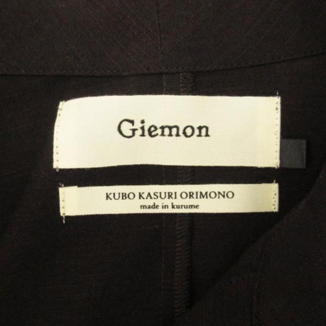 中古】儀右ヱ門 ギエモン Giemon KUBO KASURI ORIMONO シャツ