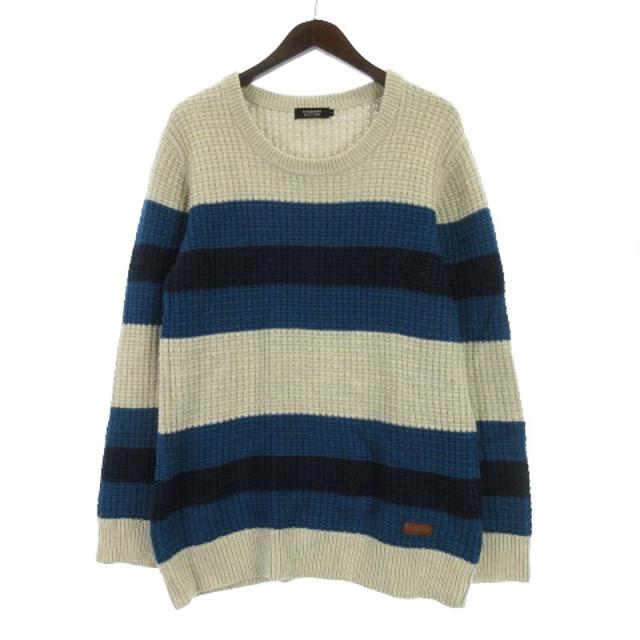 BURBERRY BLACK LABEL ケーブル編みセーター グレー BURBERRY BLACK