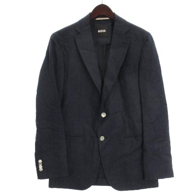 新品未使用 ヒューゴボス テーラードジャケット M ブラウン ビジネス ウール ヒューゴボス メンズ ジャケット HUGO BOSS ブランド アウター