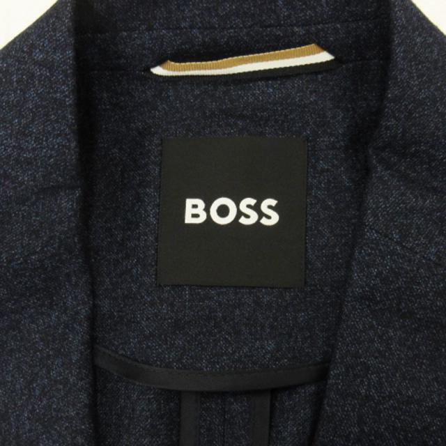【美品】ヒューゴボス HUGOBOSS テーラードジャケット DE34 古着 ヒューゴボス HUGO BOSS ストライプ柄 ウールテーラード