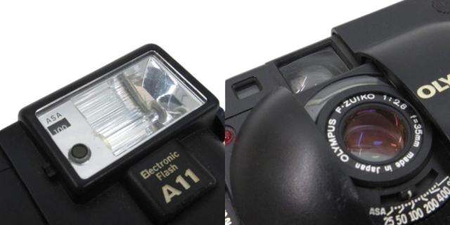 OLYMPUS XA フィルムカメラ A11フラッシュ付き ジャンク 中古 オリンパス OLYMPUS XA FLASH A11 フィルムカメラ ジャンク