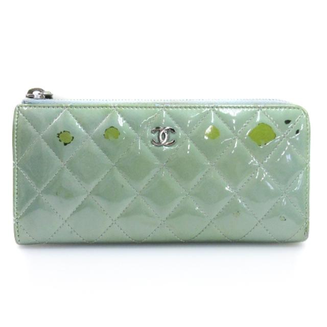 中古】シャネル CHANEL マトラッセ ココマーク 長財布 L字 中古】シャネル CHANEL マトラッセ ココマーク 長財布 L字
