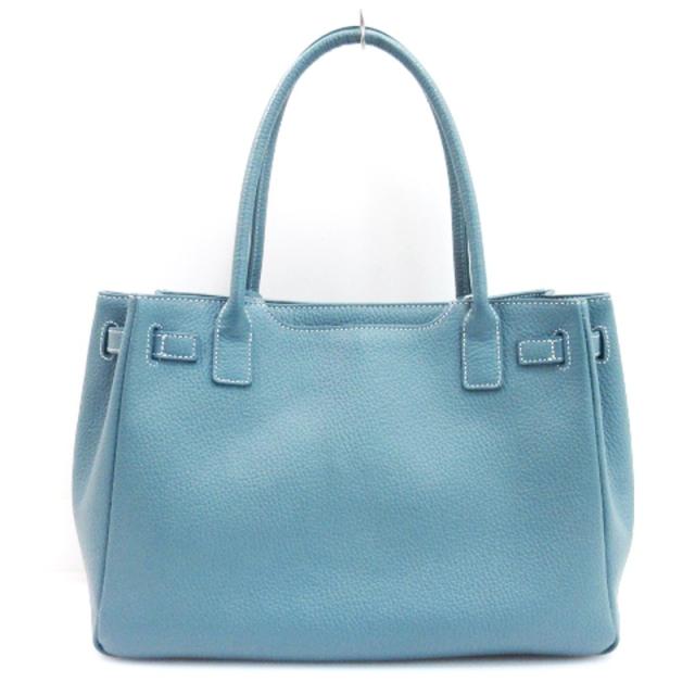 傳濱野 den HAMANO ミーティア ライトブルー トートバッグ