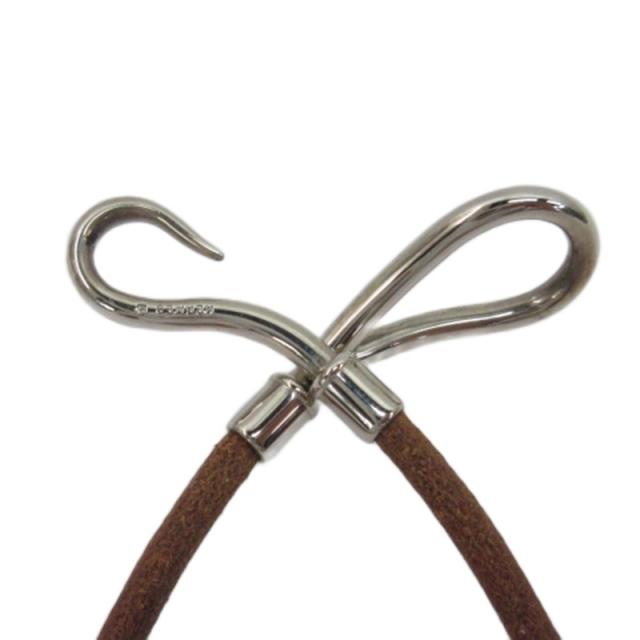 HERMES 箱付 ジャンボ レザーブレスレット ２連&1連２本セット 中古】エルメス HERMES ジャンボ レザー ブレスレット 2連 シルバー