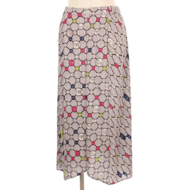 PLEATS PLEASE プリーツプリーズ イッセイミヤケ 総柄 スカート  