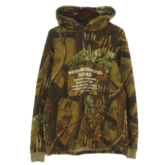 中古】ネイバーフッド OVERLAP/C-HOODED.LS カモフラ スウェット