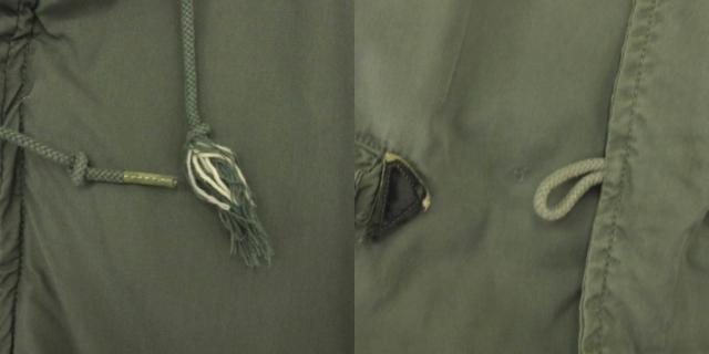 中古】USAF N-3B ミリタリージャケット フェイクファー MIL-P-6279J