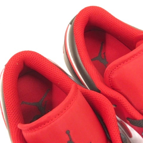 【中古】ナイキ NIKE AIR JORDAN 1 LOW エアジョーダン1 ロー スニーカー White/Gym Red/Black 27.5cm 553558-163