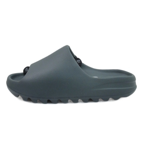 【中古】未使用品 アディダス adidas YZY SLIDE イージー スライド サンダル ID2349 スレートマリン 26.5cm ■GY51