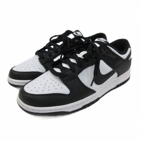 【中古】ナイキ NIKE DD1503-101 WMNS Dunk Low ダンク ロー スニーカー 27.5cm ホワイト ブラック 250925E ■GY51 メンズ