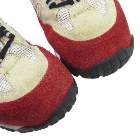 【中古】メゾンマルジェラ 22 Maison Margiela 22 SECURITY LOW スニーカー スエード イタリア製 レッド 43 28.0cm