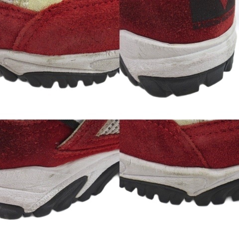 【中古】メゾンマルジェラ 22 Maison Margiela 22 SECURITY LOW スニーカー スエード イタリア製 レッド 43 28.0cm