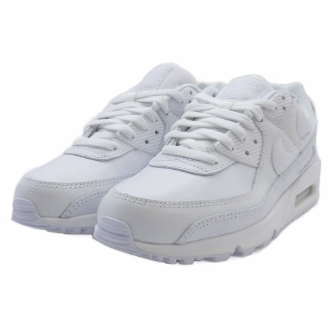【中古】ナイキ NIKE AIR MAX 90 LTR TRIPLE WHITE エアマックス 90 スニーカー CZ5594-100 ホワイト 25.5cm ■GY51 メンズ