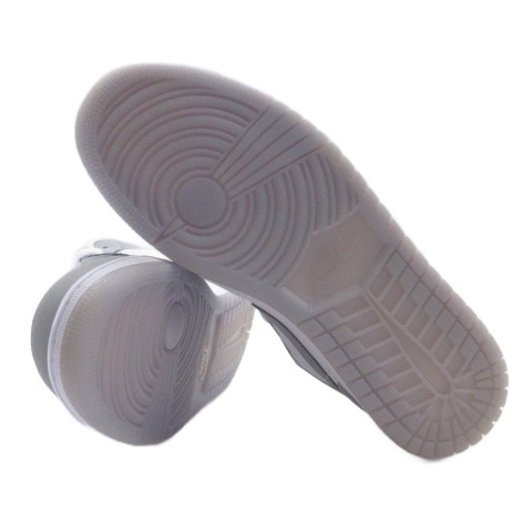 【中古】未使用品 ナイキ タグ付き ウィメンズ エアジョーダン1 スニーカー DC0774-105 ウルフグレー 28.5cm ■GY51