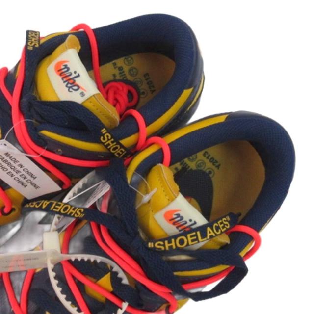 【中古】未使用品 ナイキ NIKE × オフホワイト タグ付き DUNK LOW LTHR ダンク ロー スニーカー CT0856-700 27.5cm