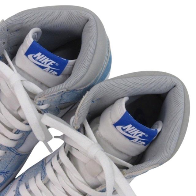 【中古】ナイキ エア ジョーダン 1 レトロ ハイ スニーカー 555088-402 ブルー系 US8.5 26.5cm ☆AA★ ■GY51 メンズ