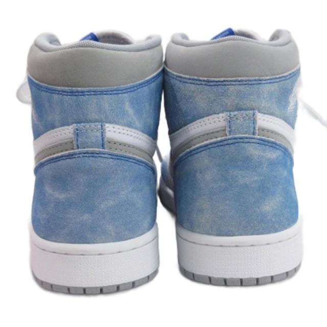 【中古】ナイキ エア ジョーダン 1 レトロ ハイ スニーカー 555088-402 ブルー系 US8.5 26.5cm ☆AA★ ■GY51 メンズ