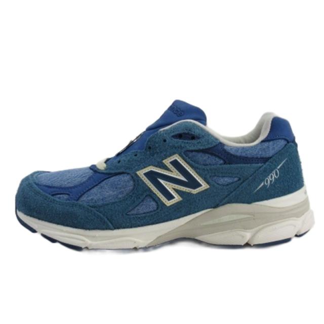 【中古】ニューバランス NEW BALANCE × リーバイス Levi’s M990LI3 スニーカー USA製 26.5cm ■GY51 メンズ