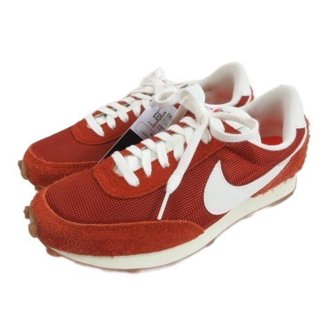 【中古】未使用品 ナイキ NIKE DAYBREAK VNTG スニーカー 24.5cm ラッグドオレンジ 250926E ■GY51 レディース