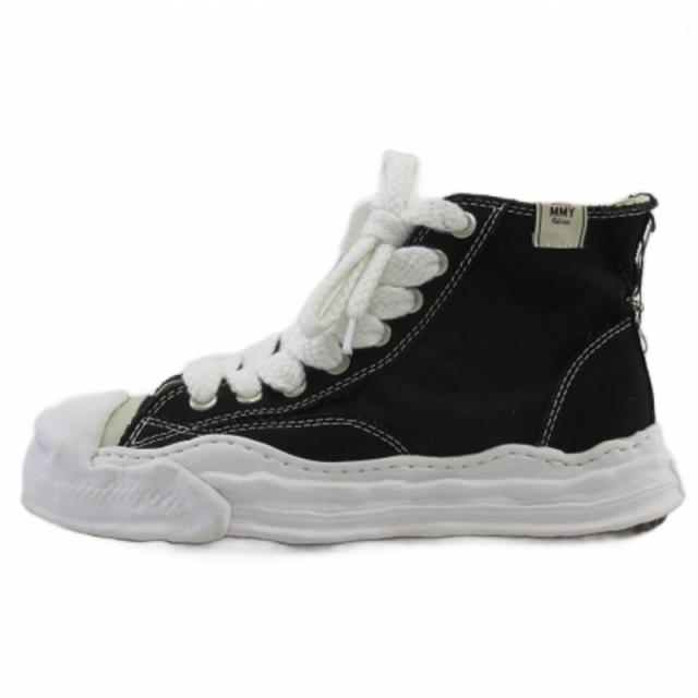 【中古】ミハラヤスヒロ メゾン MMY HANK OG Sole Canvas High-top Sneaker ハンク スニーカー 41 25.5cm ■GY51
