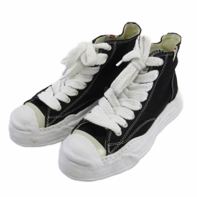 【中古】ミハラヤスヒロ メゾン MMY HANK OG Sole Canvas High-top Sneaker ハンク スニーカー 41 25.5cm ■GY51