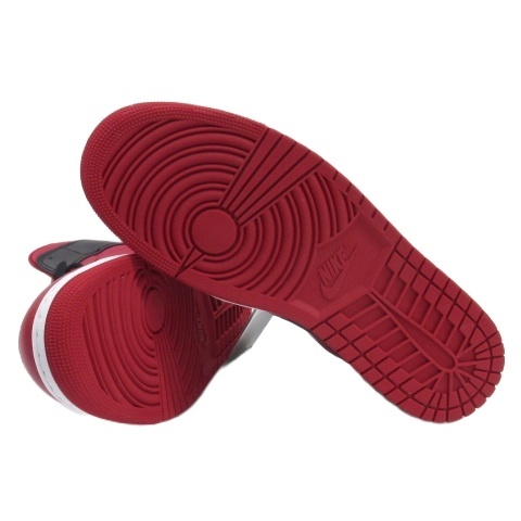 【中古】未使用品 ナイキ タグ付き エア ジョーダン1 スニーカー ハイカット 554724-660 ジムレッド 28.5cm ■GY51