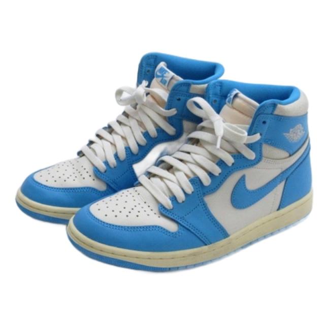 【中古】ナイキ NIKE 25年 Air Jordan 1 Retro High OG エアジョーダン1 スニーカー DZ5485-402 ブルー US8.5 26.5cm
