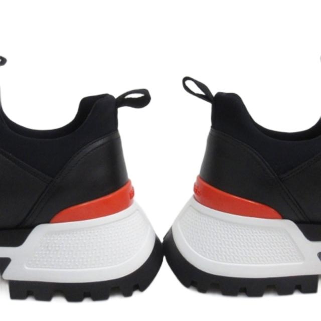 【中古】エルメス HERMES JUMPY ジャンピー  スニーカー イタリア製 ブラック 42.5 27.5cm ☆AA★ メンズ