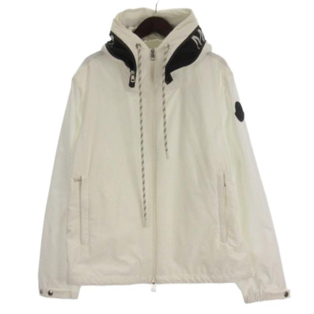 【中古】モンクレール MONCLER VESSILL JACKET ヴェゼール ジャケット フーディ H10911A00050 ホワイト 2 メンズ